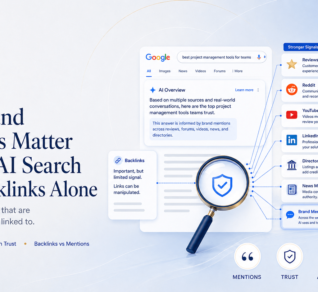 Brand Mentions vs Backlinks: What AI Search Rewards
