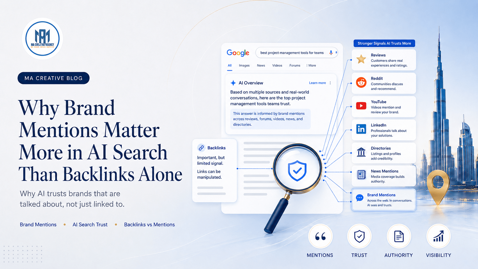 Brand Mentions vs Backlinks: What AI Search Rewards